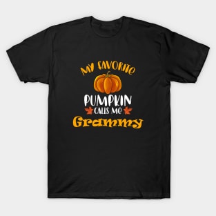 MY FAVORITE PUMPKIN CALLS ME GRAMMY T-Shirt